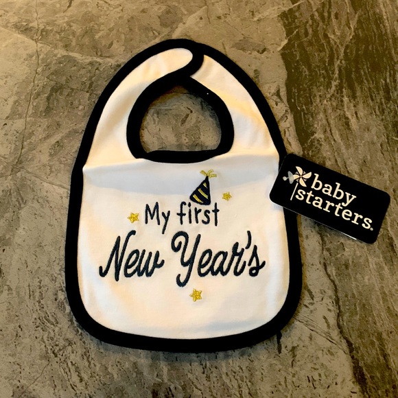 Baby Starters Other - Rashti Baby & Rashti Kids - Baby Starters - My First New Year's Bib - NWT
